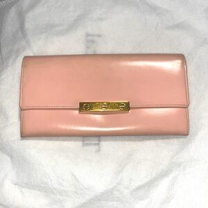 Cartier Blush Pink Kisslock Love Collection Long Wallet